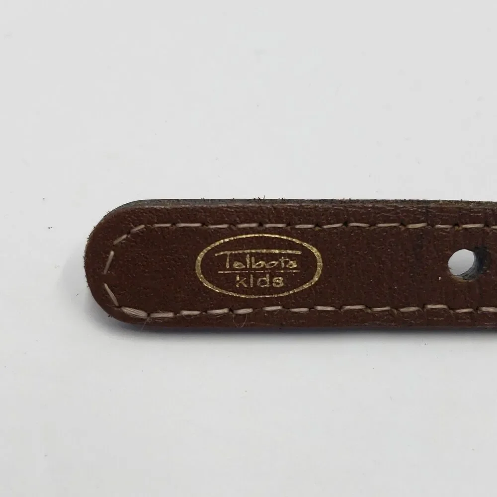 Talbots Kids Belt Size Medium Sailboat Nautical Made in USA 23